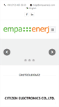 Mobile Screenshot of empaenerji.com